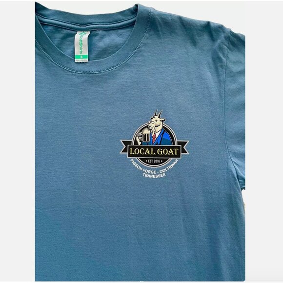 NEW! THE LOCAL GOAT RESTAURANT BEER MUG LOGO TEE SOUVENIR T-SHIRT ADULT SMALL S - Picture 9 of 11